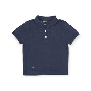 Mayoral Baby Boy s/s Knit Polo Shirt ~ Navy