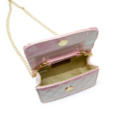 Tiny Treats Quilted BFF Charm Blossom Pearl Handbag