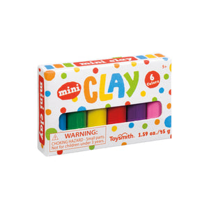 Toysmith Mini Rainbow Clay 6 Pack