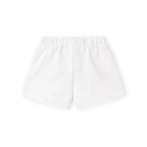 Mayoral Baby Girl Soft Shorts ~ White