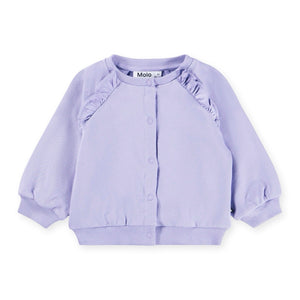 Molo Baby Daphne Ruffle Cardigan & Sallie Soft Pants Set ~ Faded Purple
