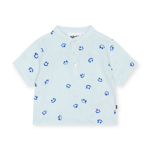 Molo Baby Ever Shirt & Serene Pants Set ~ Aquarelle Smile