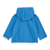 Bobo Choses Baby Choo Choo Polar Fleece Hooded Jacket ~ Blue