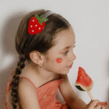 Lilies & Roses Red Strawberry Headband