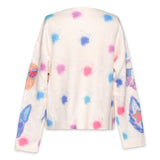 Baby Sara Dog Print Sweater ~ Ivory Multi