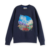 Scotch & Soda Boys Graphic Sweatshirt ~ Night