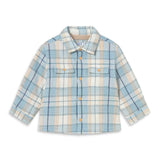Mayoral Baby Boy Sherpa Lined Check Overshirt ~ Blue