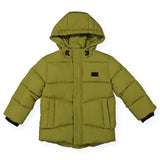 Mayoral Boys Hooded Puffer Coat ~ Pesto