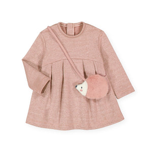 Mayoral Baby Girl Dress w/ Bag ~ Blush