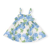 Angel Dear Ruffle Sundress w/ Bloomer ~ Watercolor Hydrangeas