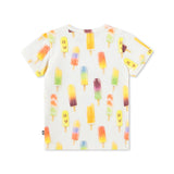 Molo Baby Easy Tee & Shine Shorts Set ~ Mini Popsicles/Misty Denim