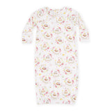 Angel Dear Kimono Gown ~ Floral Owl Families