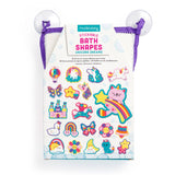 Mudpuppy Unicorn Dreams Stickable Foam Bath Shapes