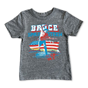 Rowdy Sprout Bruce Springsteen USA s/s Tee ~ Tri Grey