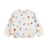 Molo Baby Disc Sweatshirt & Simeon Sweatpants Set ~ Funny Macarons