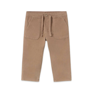 Mayoral Baby Boy Lined Micro-cord Pants ~ Truffle