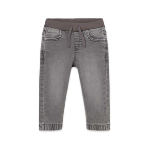 Mayoral Baby Boy Soft Denim Joggers ~ Medium Gray