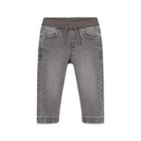 Mayoral Baby Boy Soft Denim Joggers ~ Medium Gray