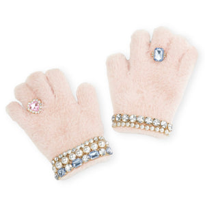 Super Smalls Cotton Candy Jeweled Gloves