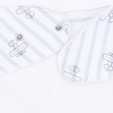 Angel Dear Bandana Bib ~ Airplane Stripe