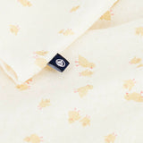 Petit Bateau Little Chicks Print Cardigan & Pants Set ~ Cream/Yellow