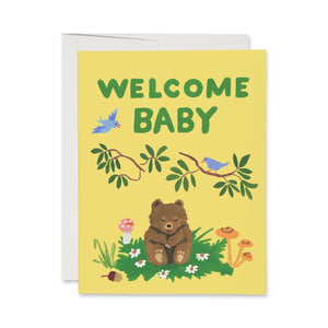 Red Cap Cards Baby Cub Baby Card