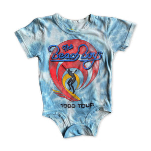 Rowdy Sprout Beach Boys Wave s/s Onesie ~ Tie Dye