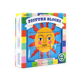 eeBoo Simple Things Picture Blocks 9pc Puzzle