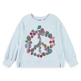 Molo Marilee Sweatshirt 7-12 ~ Glitter Fruits