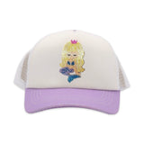 Bari Lynn Trucker Hat ~ Mermaid/Lavender