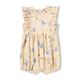 Molo Baby Felicia Short Romper ~ Butterflies Cloud