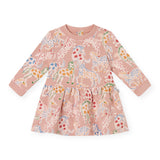 Stella McCartney Baby Prairie Horses Fleece Dress ~ Pink