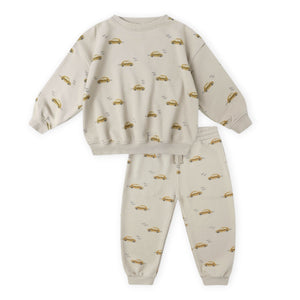 Rylee + Cru Relaxed Sweatshirt & Sweatpants Set~ Taxi/Stone