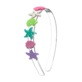 Lilies & Roses Vibrant Seashells Headband