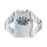 Rowdy Sprout Baby Grateful Dead Bears l/s Fitted Tee ~ Vintage White