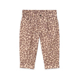 Mayoral Baby Girl Parisian Poodle Sweatshirt & Leopard Print Corduroy Pants Set ~ Anise/Walnut