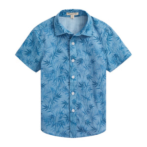 Appaman Boys Day Party Shirt ~ Blue Bamboo