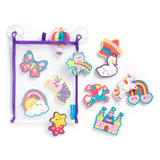 Mudpuppy Unicorn Dreams Stickable Foam Bath Shapes