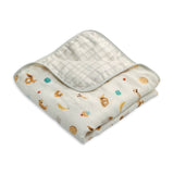 Loulou Lollipop Muslin Quilt Blanket ~ French Breakfast