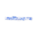 Angel Dear Knot Headband ~ Roses in Blue