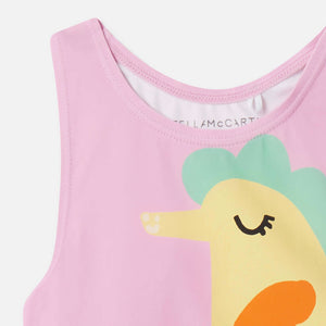Stella McCartney Seahorses Swimsuit w/ Frills ~ Pink