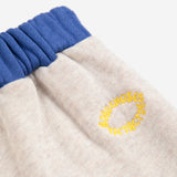 Bobo Choses Baby Tic Tac Toe Color Block Zip Sweatshirt & Joggers Set ~ Off-White/Lavender