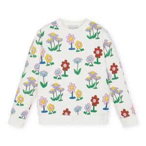 Stella McCartney Girls Flowers Tracksuit Set ~ White