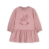 Mayoral Baby Girl Ribbed Poodle Dress ~ Petal