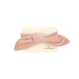 Oh Baby! Ribbed Knotted Headband ~ Dusty Pink