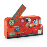 Djeco Fire Truck Silhouette Puzzle