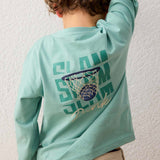 Mayoral Boys Slam Dunk l/s T-Shirt ~ Aquarium