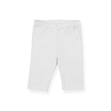 Mayoral Baby Girl Basic Cropped Leggings ~ White