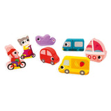 Janod Chunky Wooden Puzzle ~ Vehicles