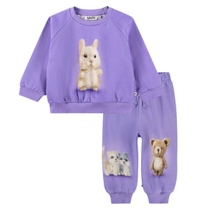 Molo Baby Disc Sweatshirt & Simeon Sweatpants Set ~ Buddies